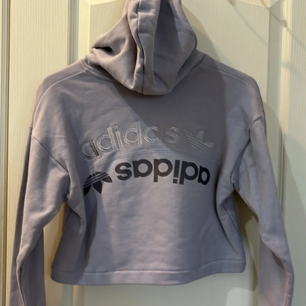 Adidas woman’s xs cropped hoodie - Picture 3 of 4